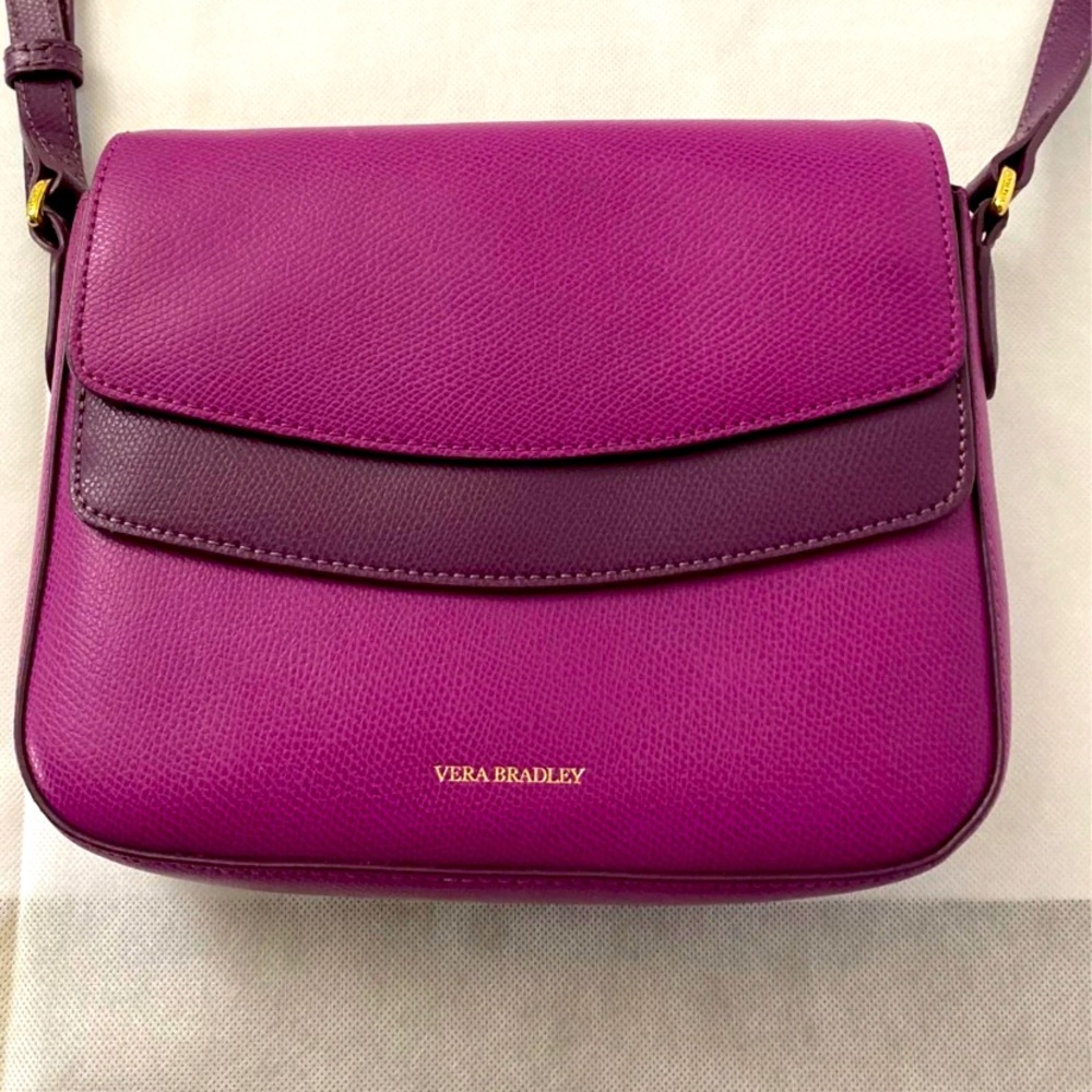Vera Bradley Leather Purple Crossbody
